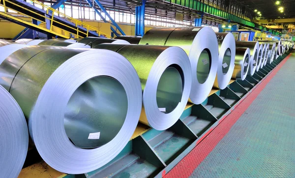 Rolls of steel sheet — Stock Photo, Image