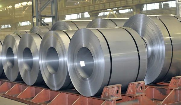 Rolls of steel sheet — Stock Photo, Image