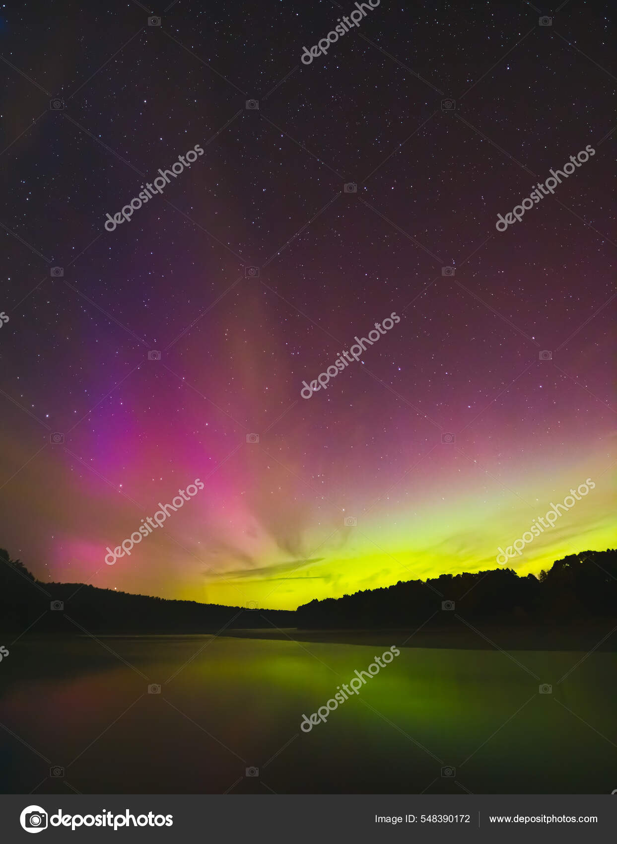 Aurora Boreal Ao Vivo dançando no Céu 