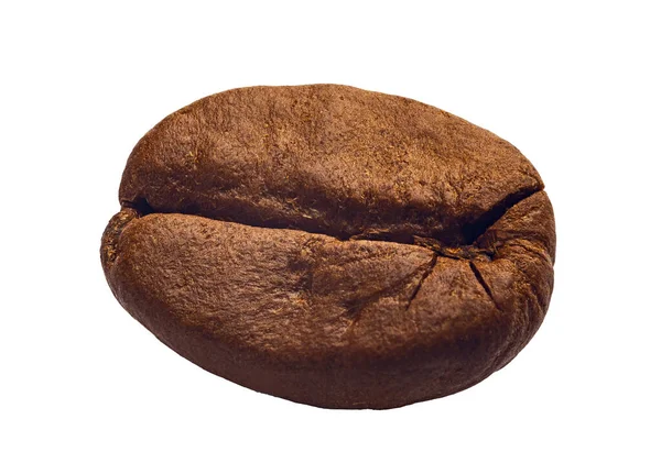 Beyaz arka planda izole kahve çekirdeği, parlak kahve çekirdeği.