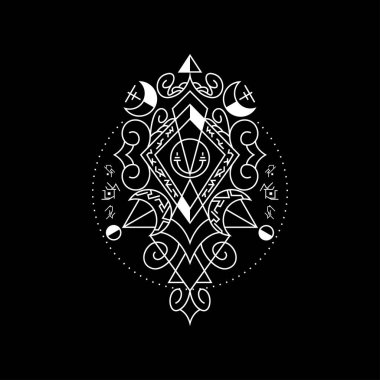 Geometri Yeni Betik Sihirli Ticaret, giyim veya diğer şeyler için