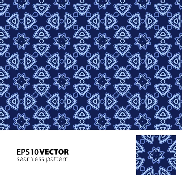Pattern _ blue — стоковый вектор