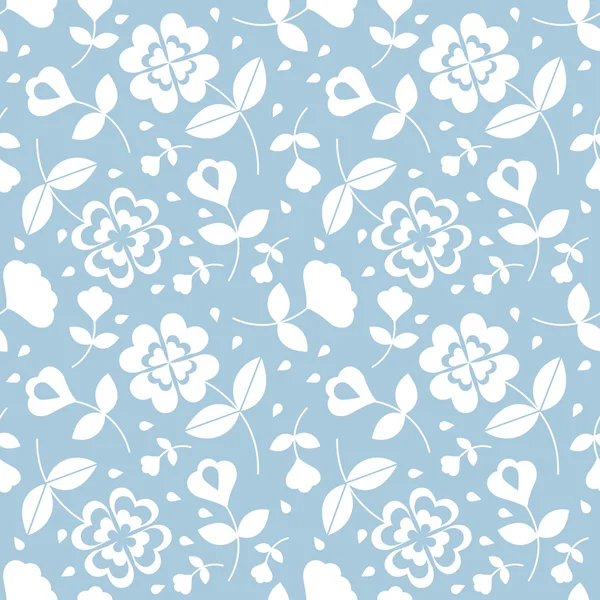 Seamless flower pattern _ 3 — стоковый вектор