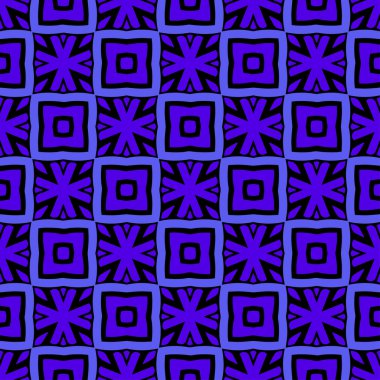 bir karo ile mavi model