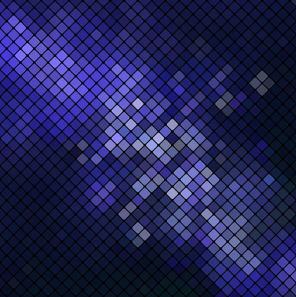 Vetor mosaico azul — Vetor de Stock