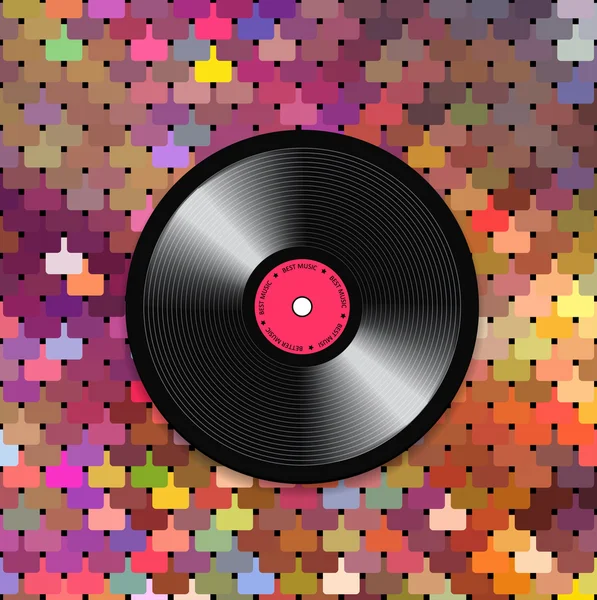 Music mosaic background — Stock Vector