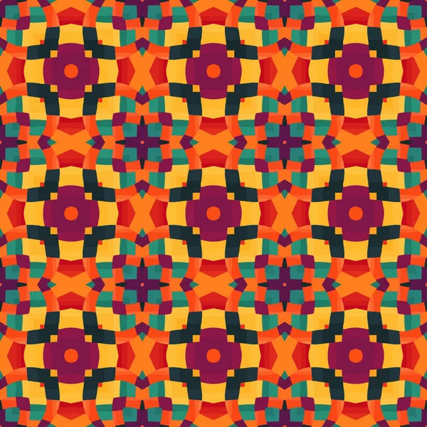 Kolorowy pattern_10 geometryczne — Wektor stockowy