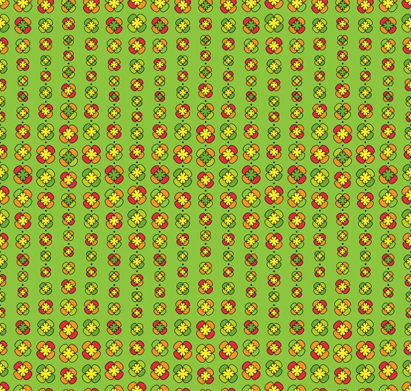 Modèle floral sans couture coloré — Image vectorielle