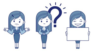 üç kadın olduğunu sekreterler