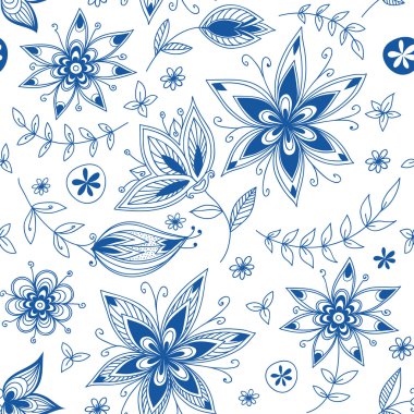 çiçekler ile sorunsuz doku