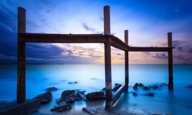 gün batımı, chonburi, Tayland, pattaya Beach deniz manzarası