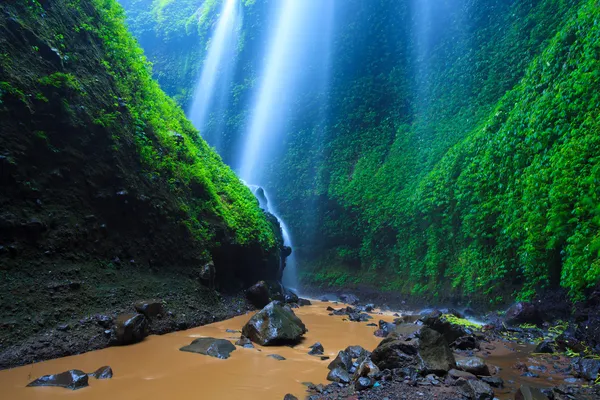 Водопад Мадакарипура, Восточная Ява, Индонезия — стоковое фото