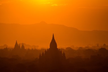 gün batımı, bagan, myanmar bagan tapınakları