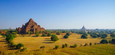 dhammayangyi Tapınağı'nda sunrise, bagan, mya en büyük Tapınağı