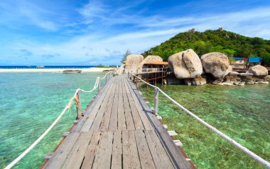 nangyuan Adası'na suratthani, Tayland Güney Köprüsü