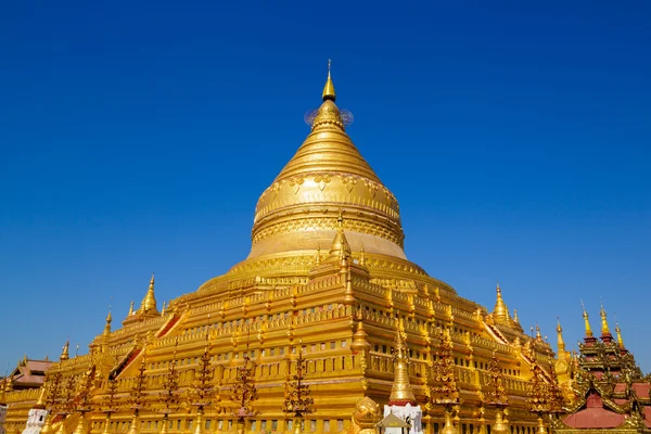 Shwezigon Pagoda, Bagan, Mianmar — Fotografia de Stock