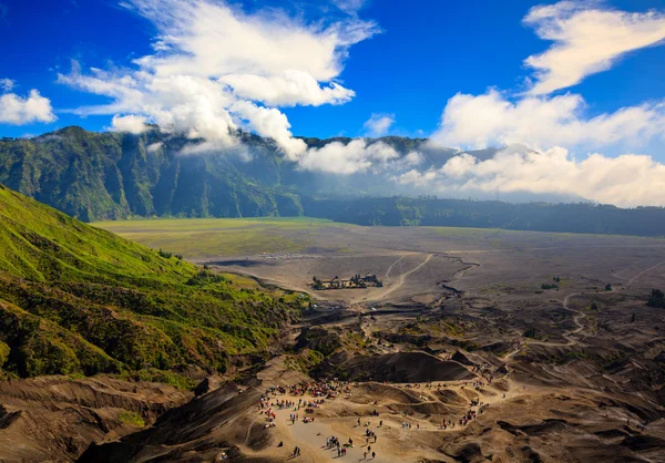 Sökvägen till mount bromo vulkan, östra java, Indonesien — Stockfoto