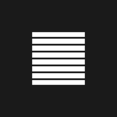 Retrowave, sentetik çizgili kare 80 'ler tarzı. Siyah ve beyaz dikdörtgen şekilli, retrodalga tasarım elementi. Poster, kapak, buhar dalgası tarzı ürünler için kare düz geometri.