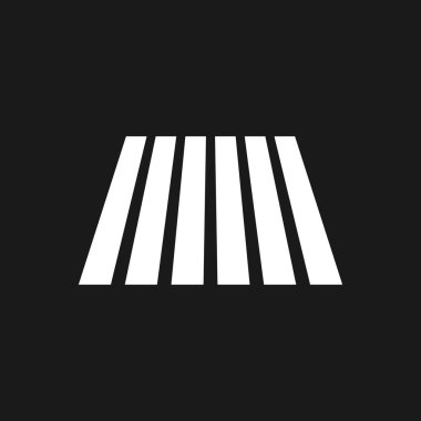 Perspektif çizgilerinin retrodalga estetik bileşimi. Sentetik dalga siyah beyaz perspektif çizgileri 1980 'lerin tarzı. Poster için geridalga tasarım öğesi, buhar dalgası tarzı ürün. Vektör illüstrasyonu