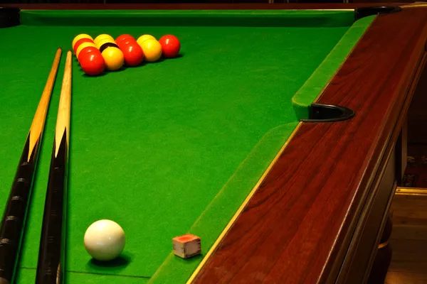 Bilardo Bilardo masası — Stok fotoğraf