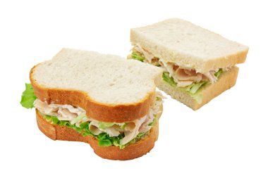ekmek dilimlenmiş hindi sandviç
