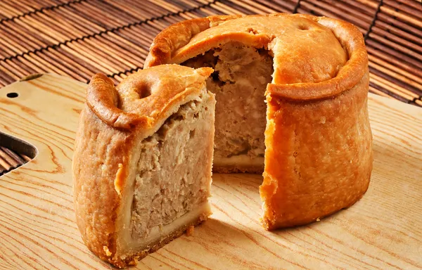 Handgemaakte pork pies — Stockfoto