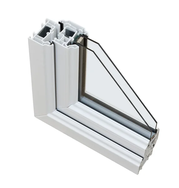 PVC çift cam kesit