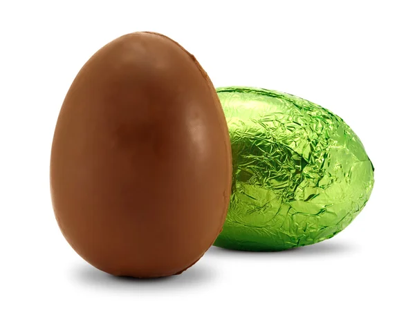 Csokoládé húsvéti tojás — Stock Fotó