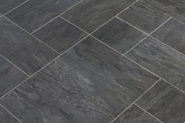 Slate stone texture vinyl floor tiles — Stock Photo, Image