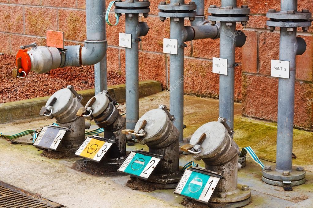 Área de repostaje de gasolineras: fotografía de stock © Stocksolutions