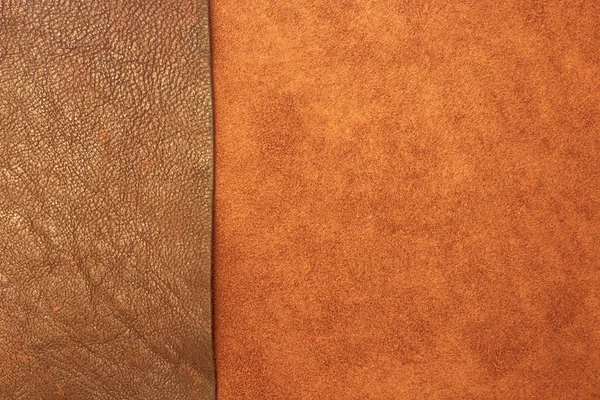 Diferentes tipos de fundo textura de couro — Fotografia de Stock
