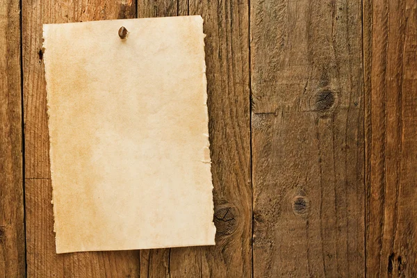 Old rustic aged wanted cowboy sign on parchment — Stock Photo, Image