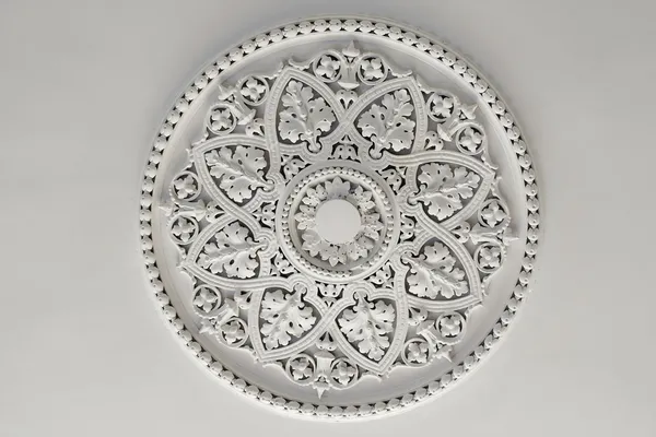 Plaster Ceiling Rose or plate — Stock Photo, Image