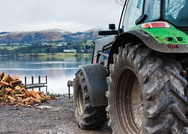 Lake District farm jelenetet — Stock Fotó