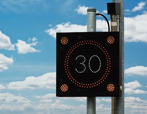 Trafik Sakinleştirici hız işareti — Stok fotoğraf