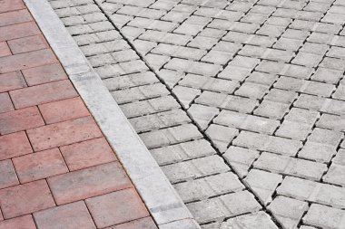 brick pavement and drive clipart