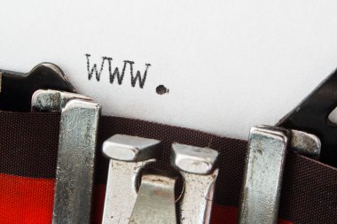 retro daktilo Web sitesi öneki