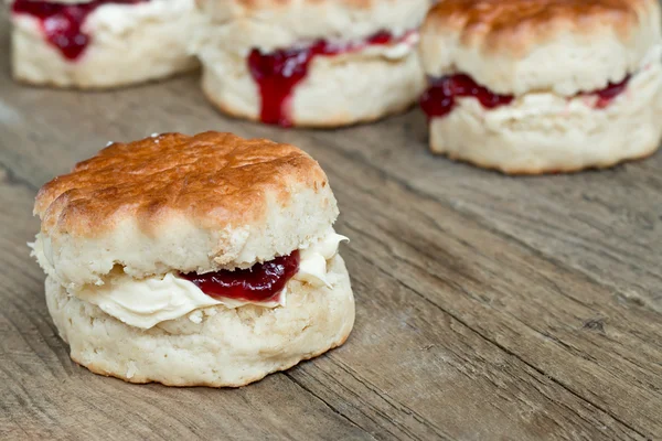 Jam Scones — Stock Photo, Image