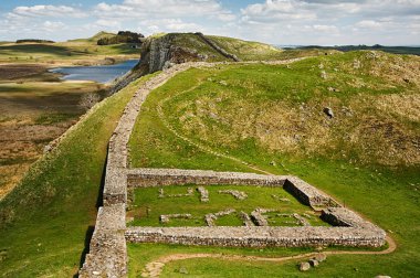 Milecastle 39 on Hadrians Wall clipart