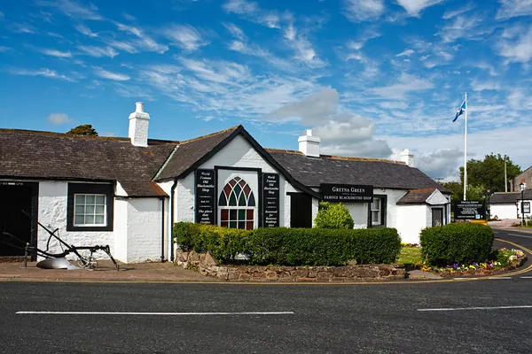 Vecchio negozio di fabbri Gretna Green — Foto Stock