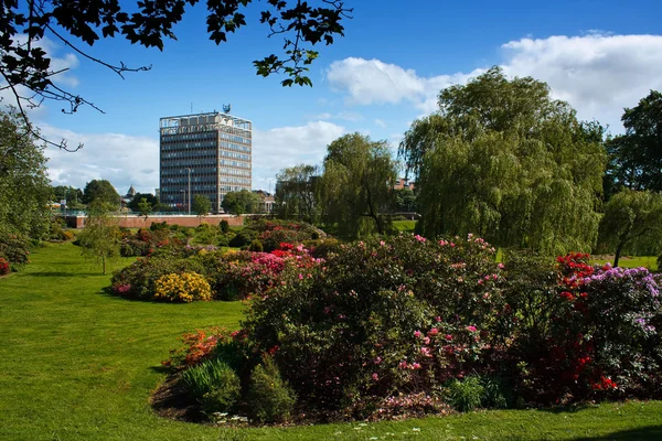 Carlisle centrum civic centre — Zdjęcie stockowe