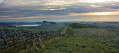 Hadrian Duvarı panorama