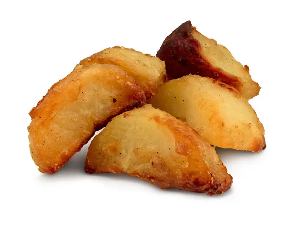 Roasties på vit — Stockfoto