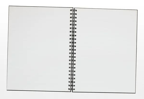 Blank ring binder pad border — Stock Photo, Image