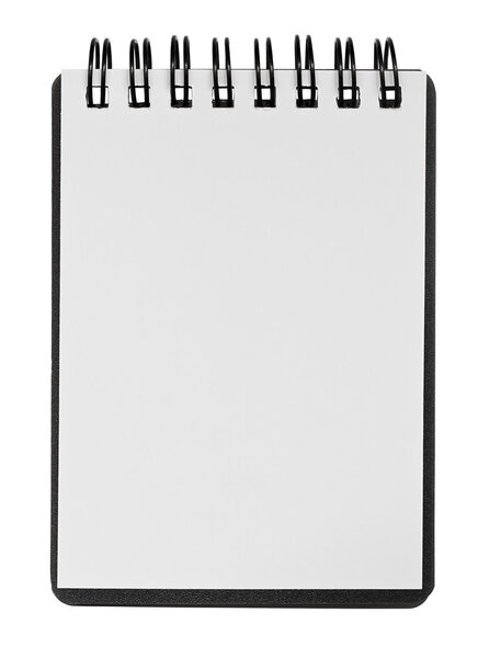 Small notepad isolated