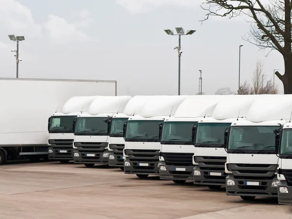 Fleet lorries — Stock Photo, Image