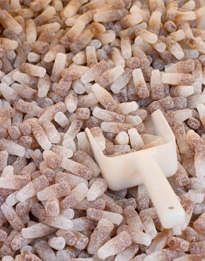 Fizzy kola şişeleri