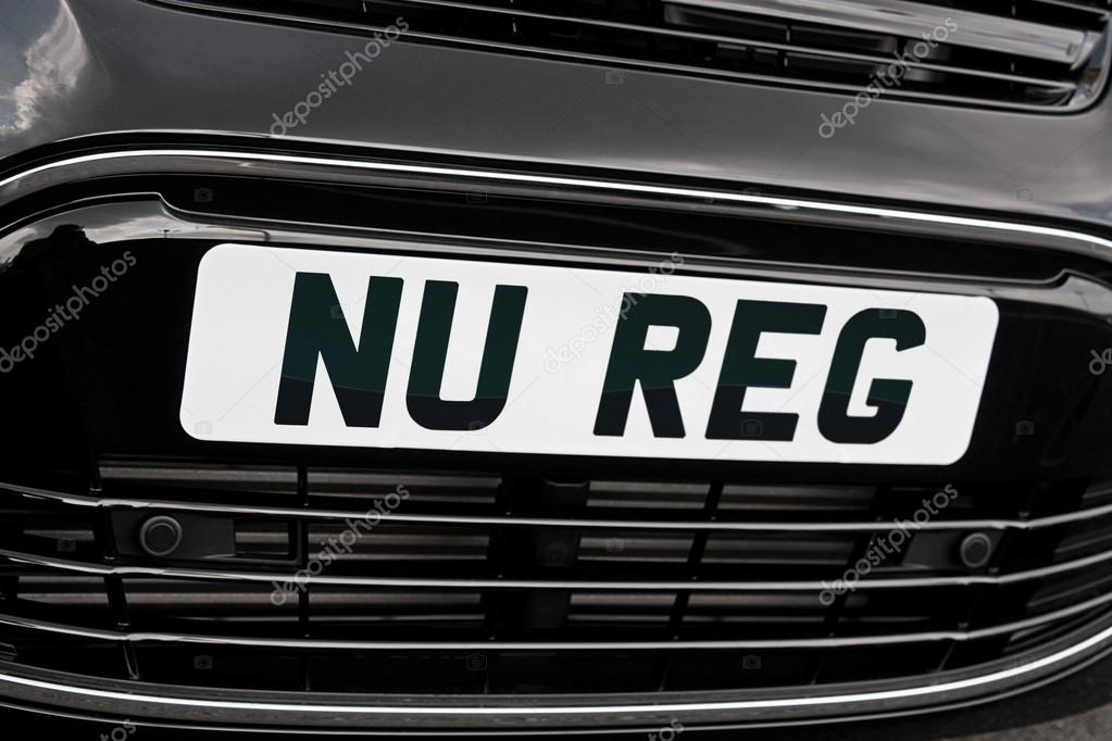 New registration plate Stock Photo by ©Stocksolutions 46987785