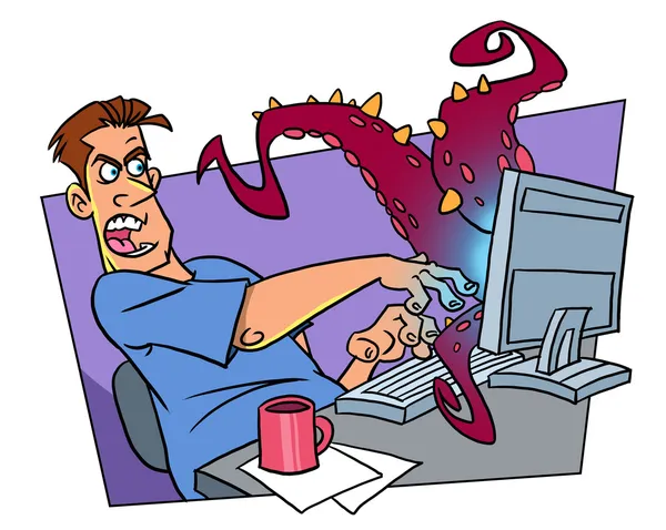 Computer virus — Stock Photo, Image