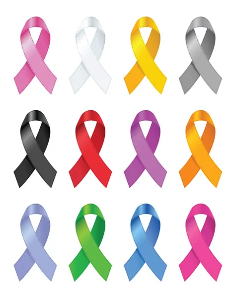 Awareness ribbons — Stock Vector